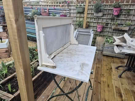 Photo of free Marble effect wash stand (Holmer Green HP15) #3