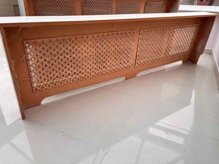 Photo of free Cream wooden radiator cover (Beckenham) #3