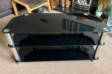 Photo of free Smoked glass TV stand (Welton LN2) #2
