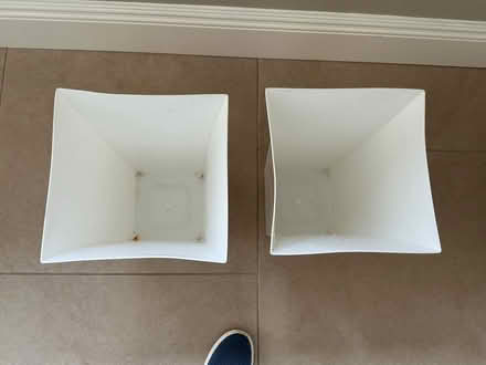 Photo of free Planters white plastic (Loughton IG10) #2