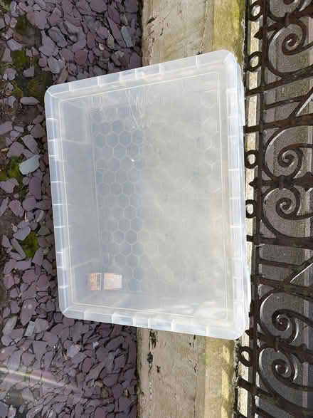 Photo of free Large plastic storage box (Snodland) #2