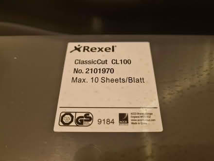 Photo of free (18+) Paper cutter (Chorlton M21) #2