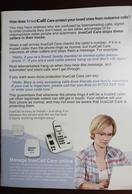 Photo of free 'TrueCall' new and unused (Dutlas LD7) #2