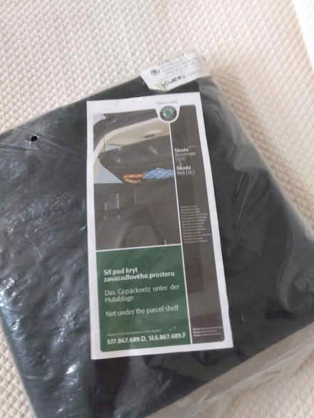 Photo of free Skoda parcel shelf net (noble park epsom surrey KT19) #1