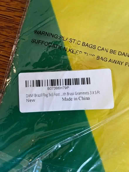 Photo of free 3' x 5' Brazil flag (Springfield, Delco) #1