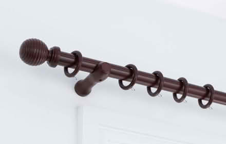 Photo of Curtain pole dark wood (Canton CF5) #2