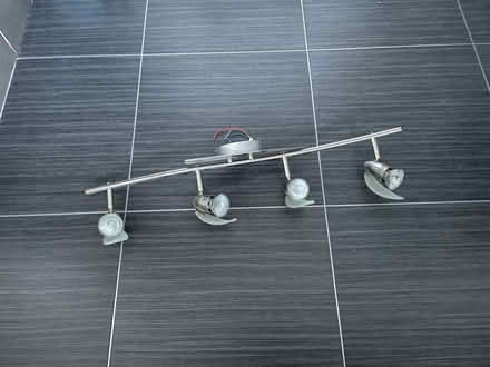 Photo of free Chrome ceiling light fitting for 4xGU10 bulbs (Enfield EN2) #1