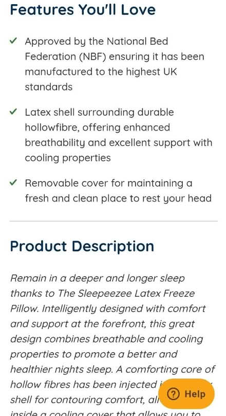 Photo of free 2 Cooler Extreme pillows (Shenley) #4