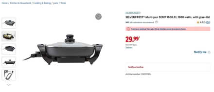 Photo of free 4 litre electric thermostatic pan (Broadsone BH18) #2