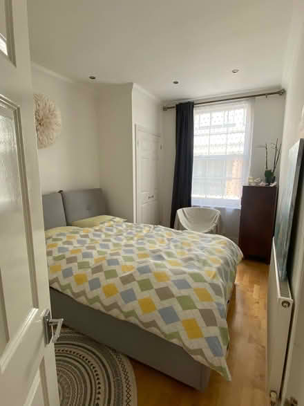 Photo of free double ottoman bed + mattress (E1) #3