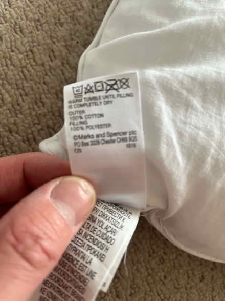 Photo of free Two foam pillows (Upper Weston) #4