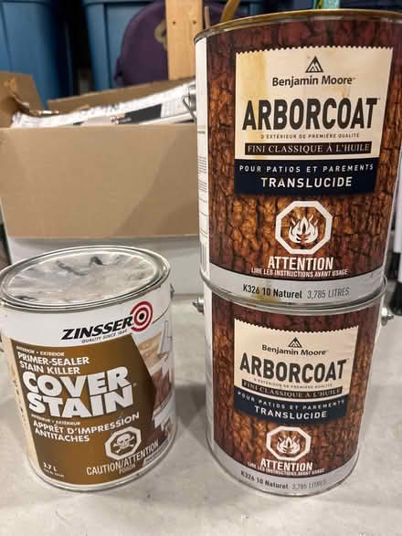 Photo of free Exterior wood stain (Britannia) #1