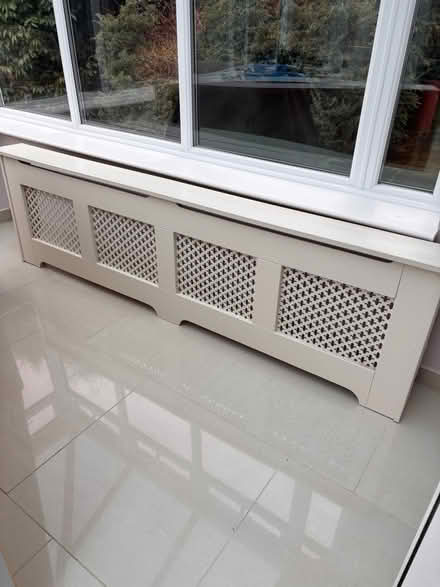 Photo of free Cream wooden radiator cover (Beckenham) #1