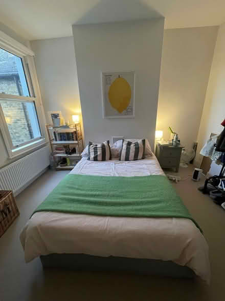 Photo of free Double bed base + mattress (Earlsfield SW18) #1