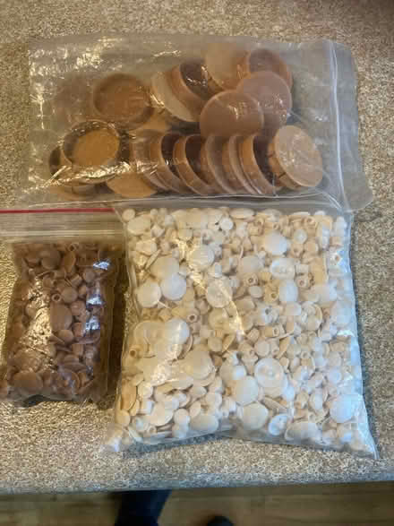 Photo of free Kitchen cabinet plastic hole plugs (Eastbourne BN21) #1