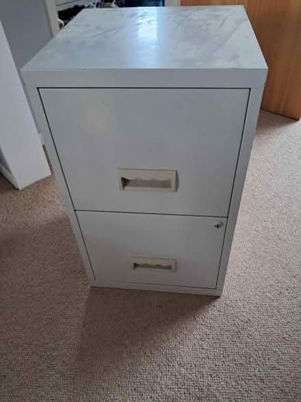 Photo of free 2 Drawer Metal Filing Cabinet (Warwick) #1