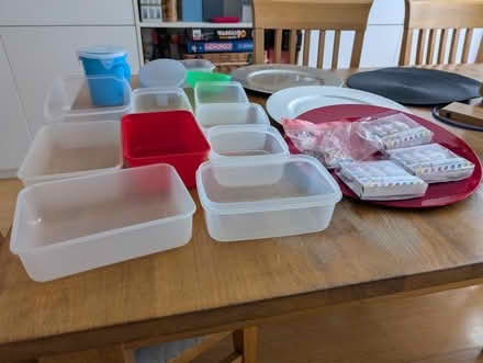 Photo of free Selection of tupperware, party plates, candles (The Camp AL4) #2