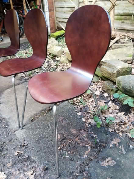 Photo of free 4 'Ant' style dining chairs (set of 3 + 1 other) (Didsbury M20) #4