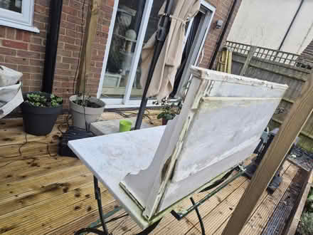Photo of free Marble effect wash stand (Holmer Green HP15) #2