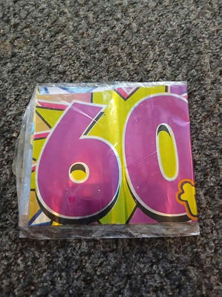 Photo of free 60 birthday banner (Weeke SO22) #1