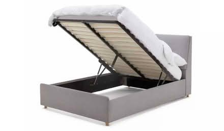 Photo of free double ottoman bed + mattress (E1) #2