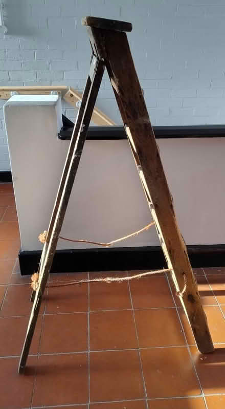 Photo of free Wooden ladder (Bentilee ST2) #1
