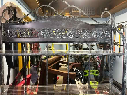 Photo of free Metal Wine rack and shelving unit (Branchburg) #3