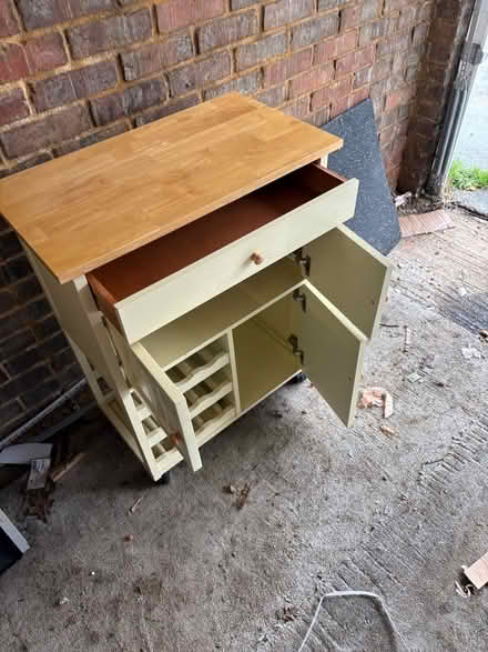 Photo of free Wooden kitchen trolley/stand (North Bersted PO21) #2