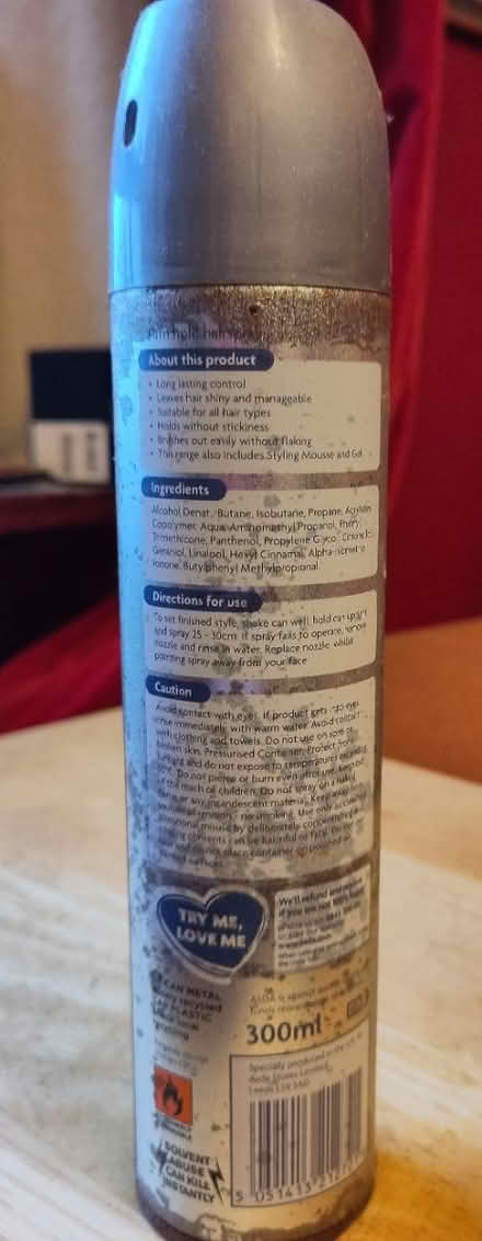 Photo of free Firm Hold Hair Spray (AB25) #3