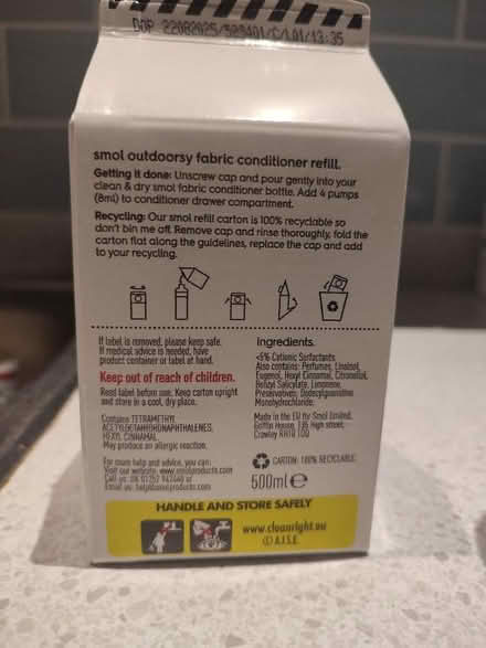 Photo of free Smol fabric conditioner bottle and refill (Earlsdon CV5) #2
