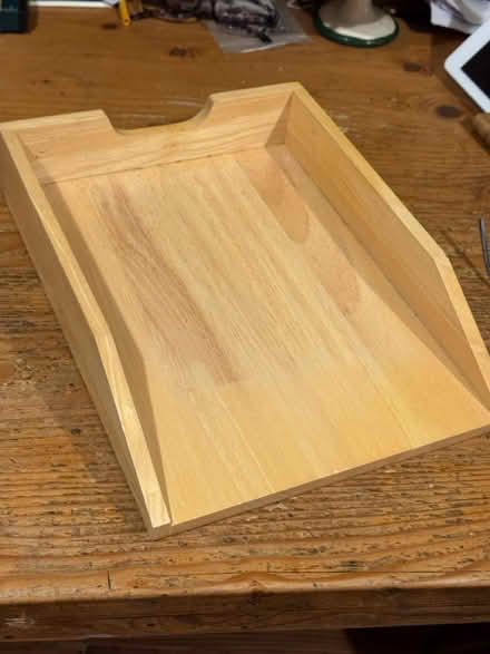 Photo of free Hardwood A4 paper tray (Ilkeston DE7 4B) #1