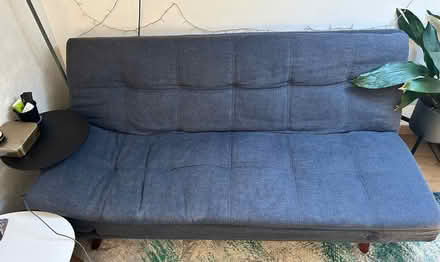 Photo of free Jeans Blue Click Clack Sofa Bed (Ravenscourt Park W6) #1