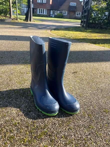 Photo of free Blue size 6 wellies (Walton on Thames) #1