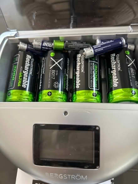 Photo of free Battery charger with assorted D and AAA rechargeable batteri (Marsh LA1) #2