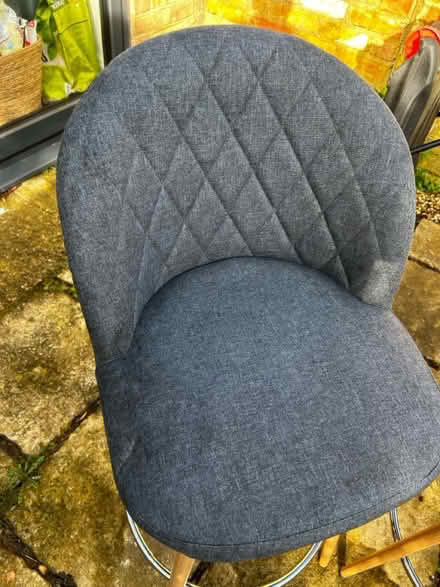 Photo of free 3 x Dunelm Grey Bar Stools (Epsom) #3