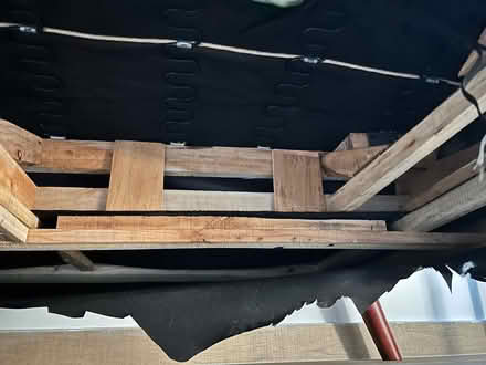 Photo of free Jeans Blue Click Clack Sofa Bed (Ravenscourt Park W6) #3