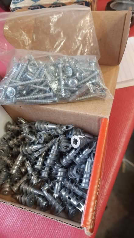 Photo of free 2 boxes full of screws unused new (Maybury Hill GU22) #1