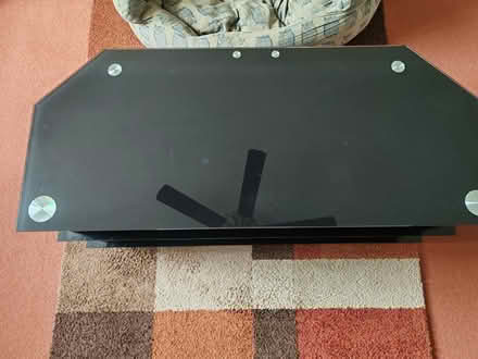 Photo of free Glass TV stand (Moretonhampstead) #2