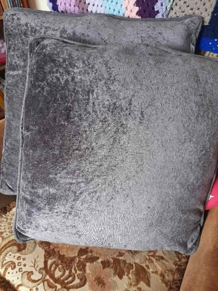 Photo of free 2 x Grey Cushions (Colwick NG4) #1