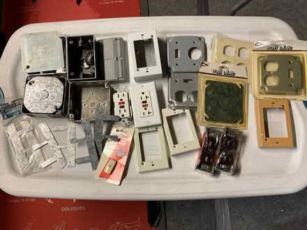 Photo of free Assorted electric supplies (Belford, NJ) #1