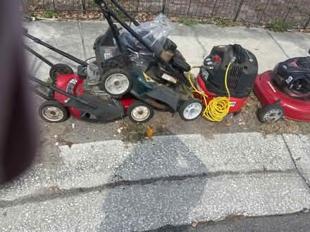 Photo of free Gas lawn mowers (3) & air pressure (Apollo Beach, Fl) #3
