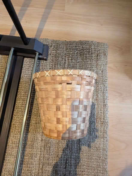 Photo of free Waste bin. Wicker or bamboo (S7 Nether Edge) #1
