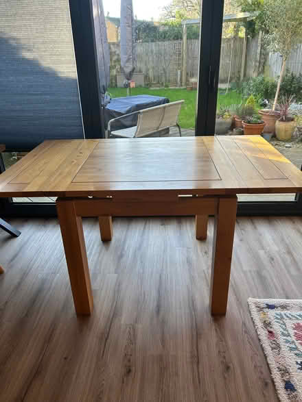 Photo of free Solid oak extendable dining table (Shoreham-by-Sea BN43) #2