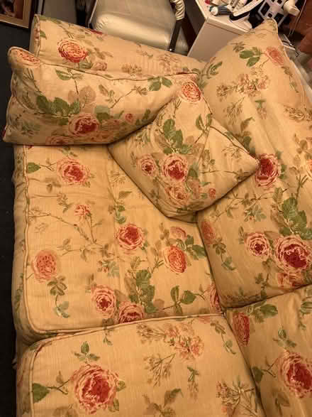 Photo of free Beautiful Collins and Hayes three seater sofa (Seal TN15) #3
