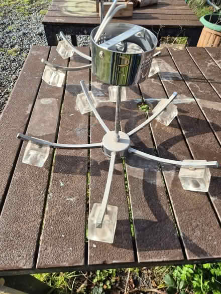 Photo of free Ceiling 5 arm light fittings x2 (Teignmouth TQ14) #1
