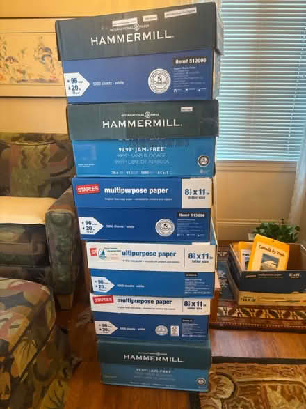 Photo of free Boxes from computer paper (Oakland. Crocker Highlands) #1