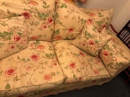Photo of free Beautiful Collins and Hayes three seater sofa (Seal TN15) #2