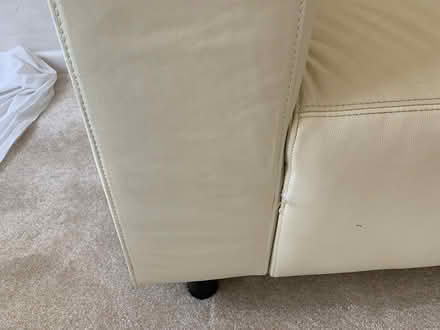 Photo of free Small leather 2 seater sofa (PO7) #2