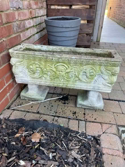 Photo of free Rectangular garden pot (Hitchin) #1