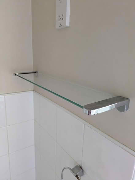 Photo of free Glass bathroom shelf (Chesham Bois HP6) #1